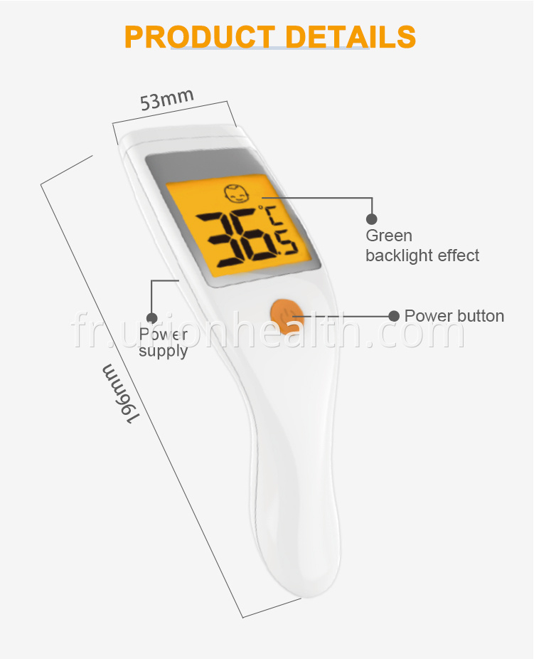 how to use a forehead thermometer gun